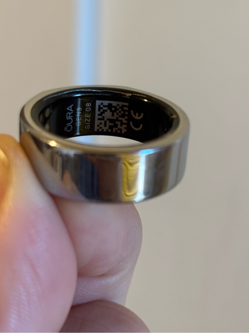 Oura Gen3 Ring Silver - Size 8 - Picture 6 of 9